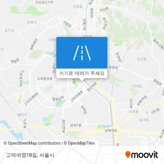 고덕여염18길 지도