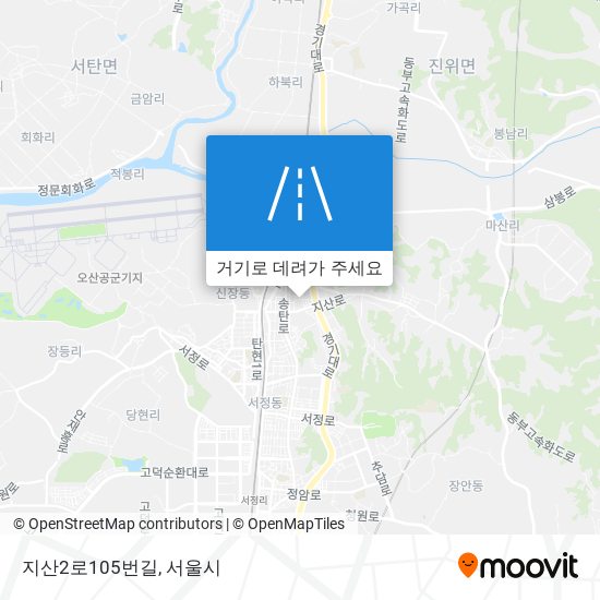 지산2로105번길 지도