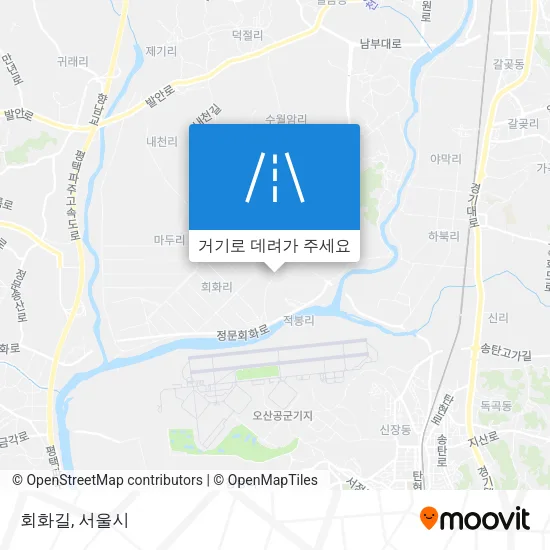 회화길 지도