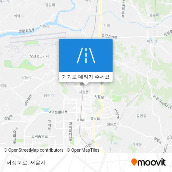 서정북로 지도