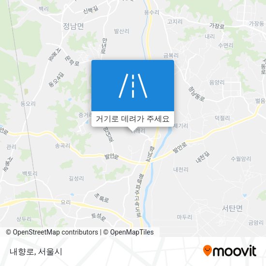 내향로 지도