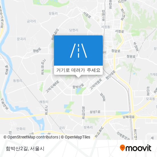 함박산2길 지도