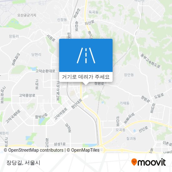 장당길 지도