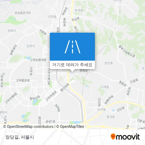 장당길 지도
