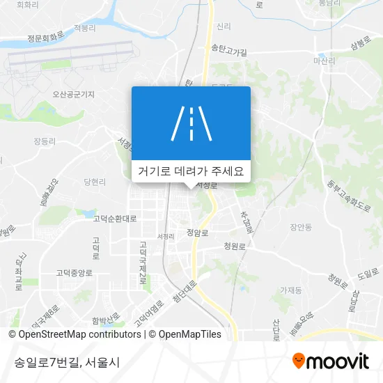 송일로7번길 지도