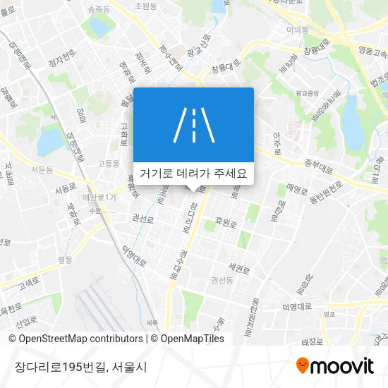 장다리로195번길 지도