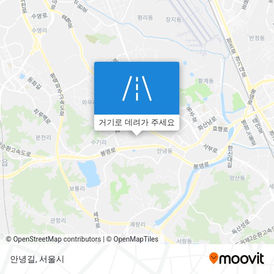 안녕길 지도