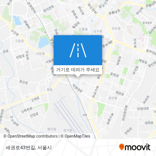 세권로43번길 지도