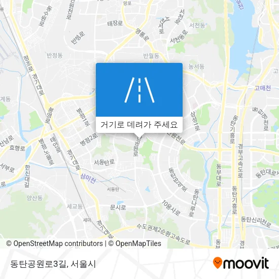 동탄공원로3길 지도