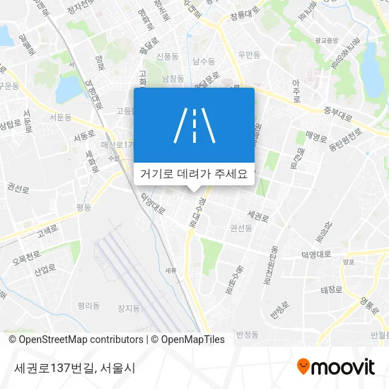 세권로137번길 지도