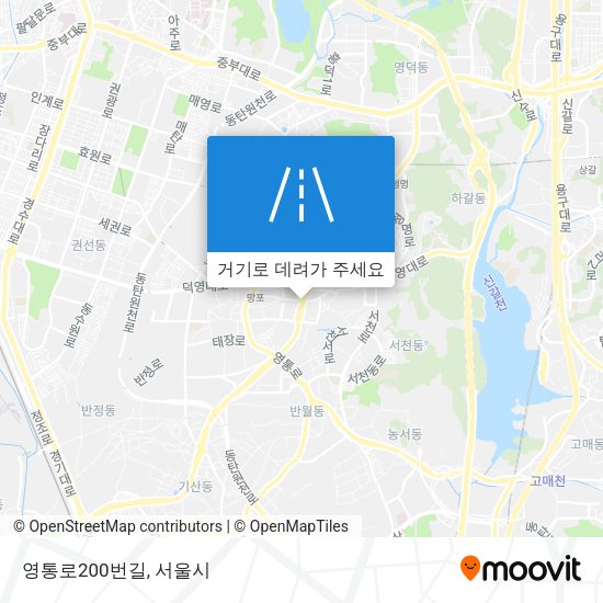 영통로200번길 지도
