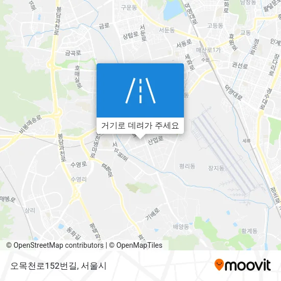오목천로152번길 지도