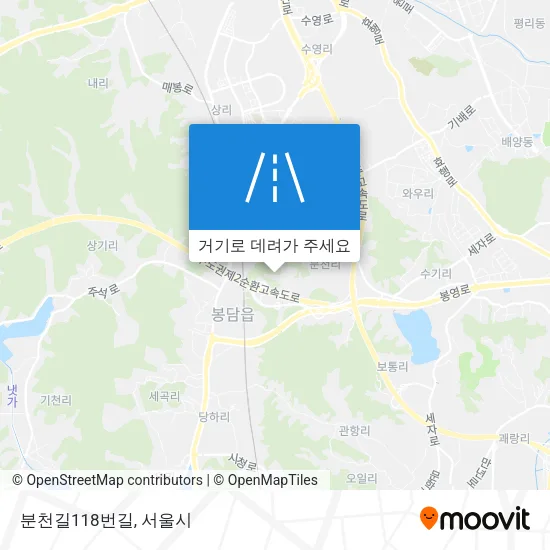 분천길118번길 지도