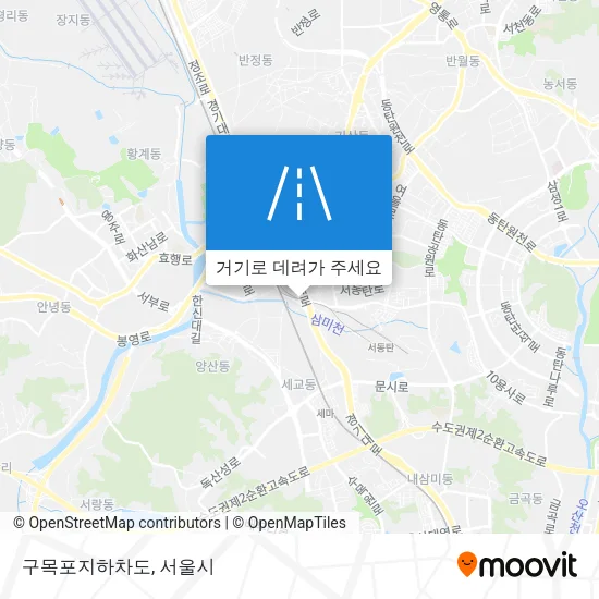 구목포지하차도 지도