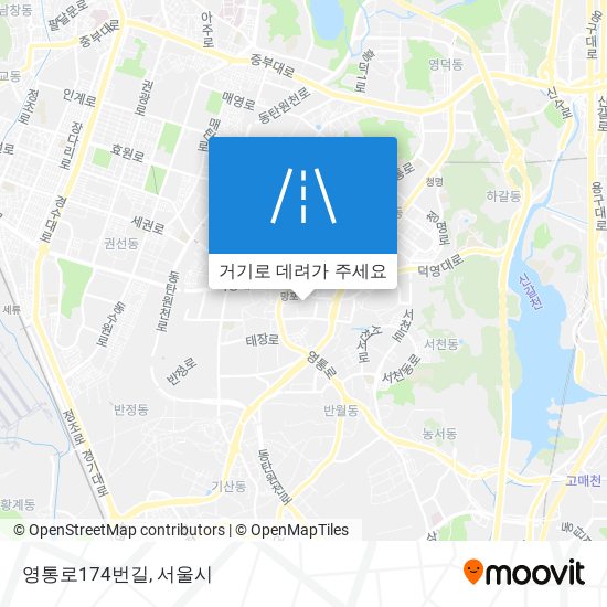 영통로174번길 지도