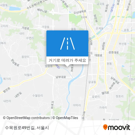 수목원로49번길 지도