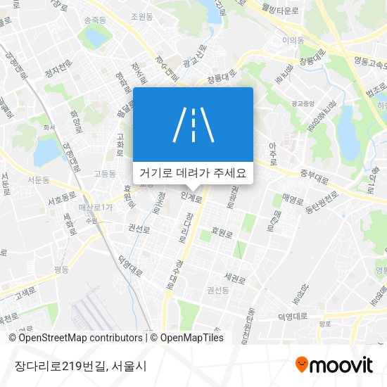 장다리로219번길 지도