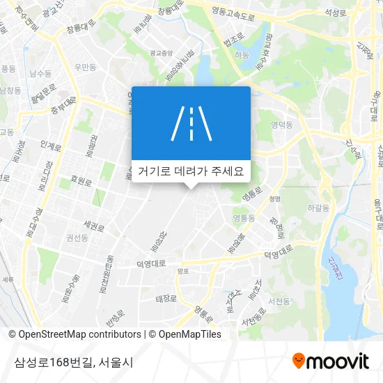삼성로168번길 지도