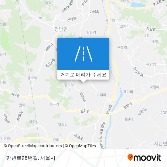 만년로98번길 지도