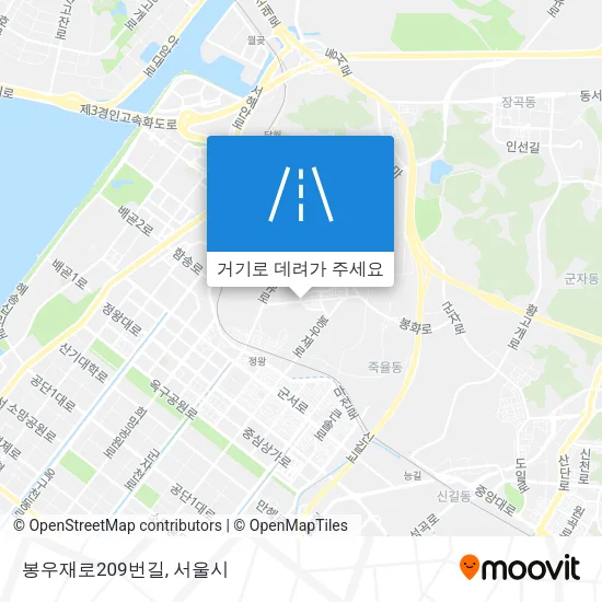 봉우재로209번길 지도