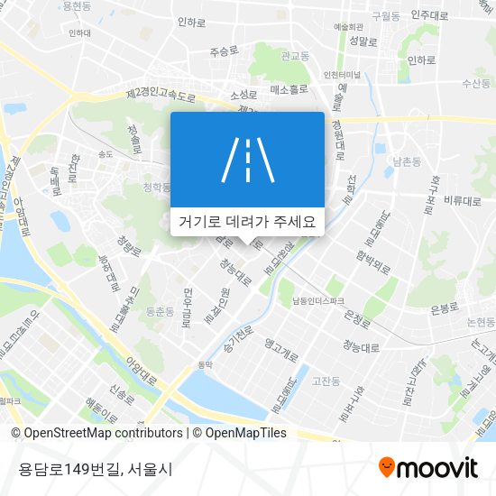 용담로149번길 지도