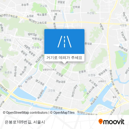 은봉로105번길 지도