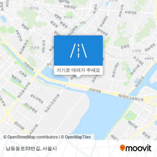 남동동로33번길 지도
