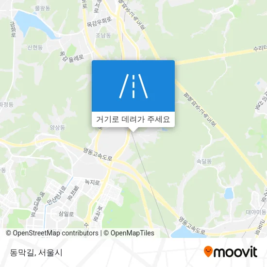 동막길 지도