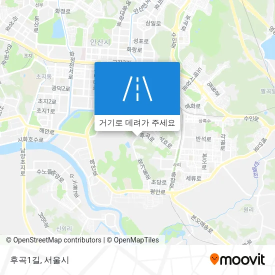 후곡1길 지도