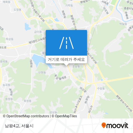 남왕4교 지도