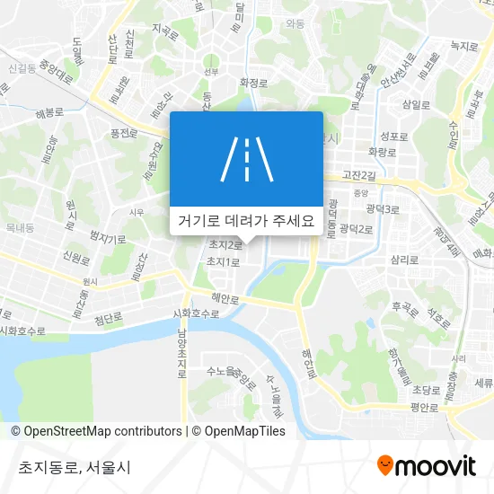 초지동로 지도