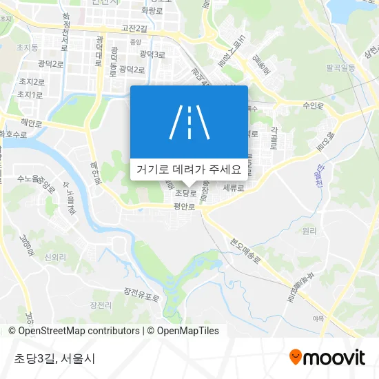 초당3길 지도