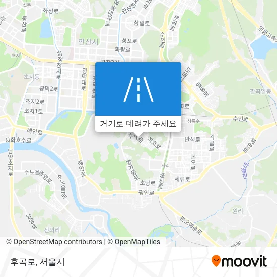 후곡로 지도