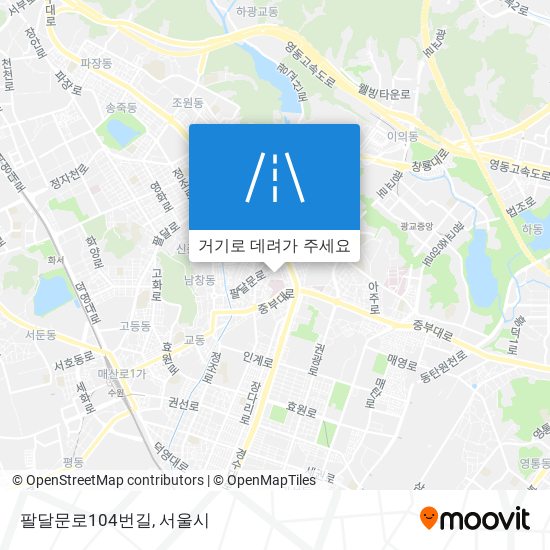 팔달문로104번길 지도