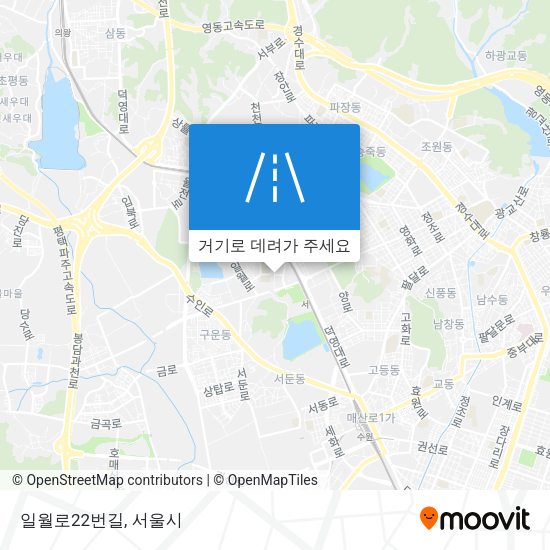 일월로22번길 지도
