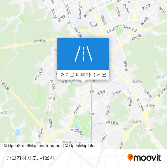 당말지하차도 지도
