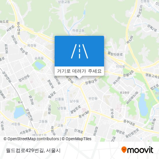 월드컵로429번길 지도