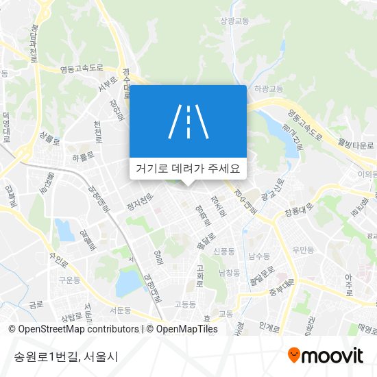 송원로1번길 지도