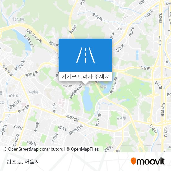 법조로 지도