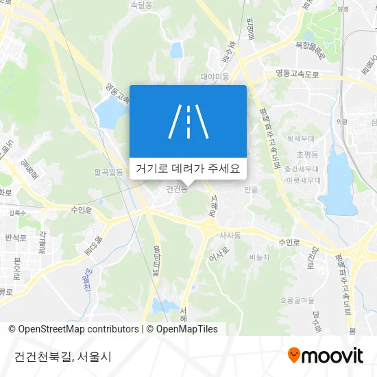 건건천북길 지도