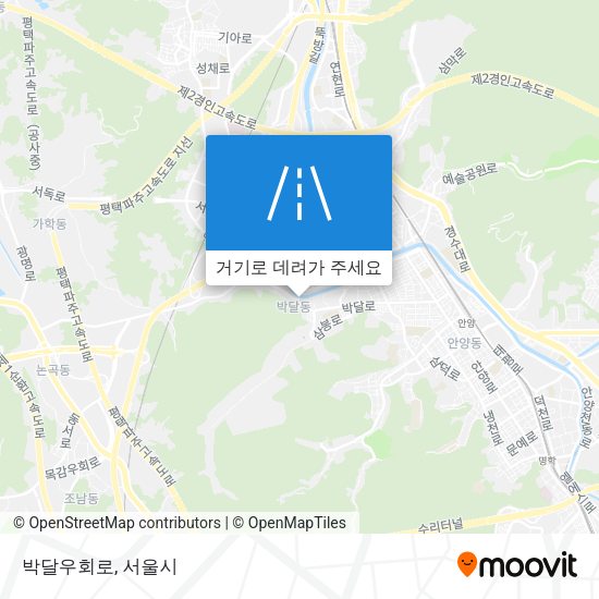 박달우회로 지도