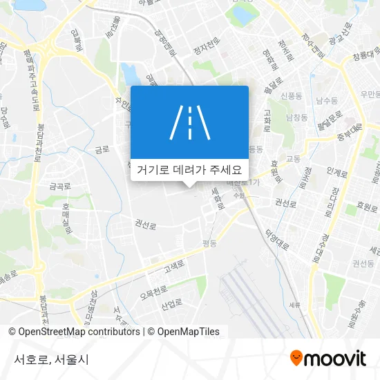 서호로 지도
