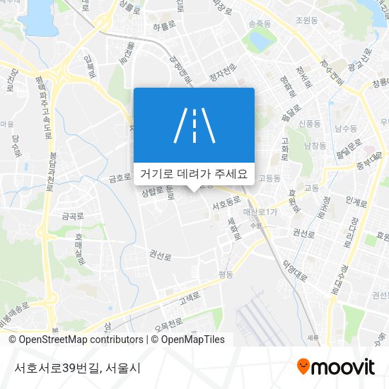 서호서로39번길 지도