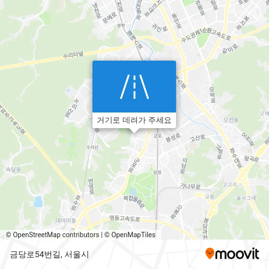 금당로54번길 지도