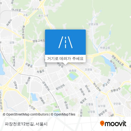 파장천로12번길 지도