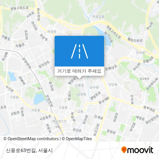 신풍로63번길 지도