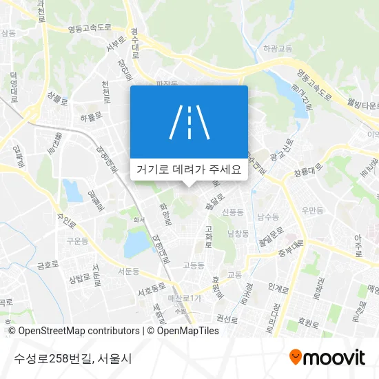 수성로258번길 지도