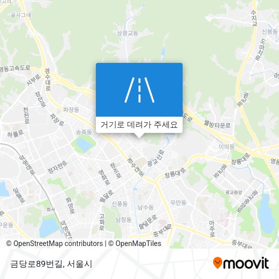 금당로89번길 지도