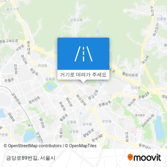금당로89번길 지도