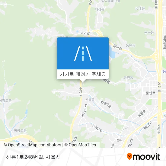 신봉1로248번길 지도